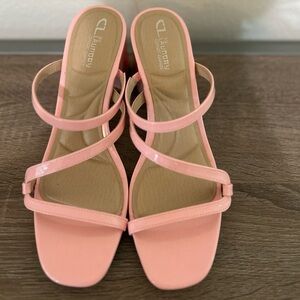 Pink Dirty Laundry Block Heels